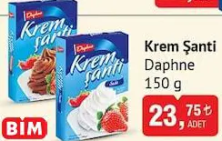 DAPHNE KREM ŞANTİ 150 G